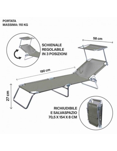 VIESTE LETTINO PARASOLE 1/1 ALU TEXT... VIESTE LETTINO PARASOLE 1/1 ALU TEXT...