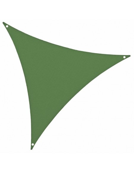 VELA OMBREGGIANTE RESISTENTE TRIANGOLARE 3X3X3MT VERDE