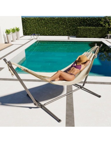 AMACA DENPASAR BEIGE CON STRUTTURA AMACA DENPASAR BEIGE CON STRUTTURA