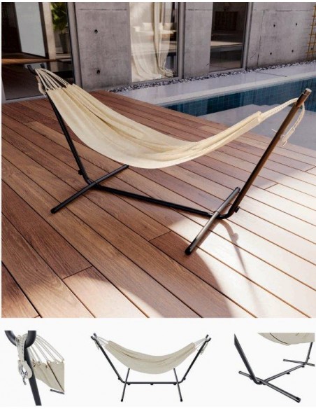 AMACA DENPASAR BEIGE CON STRUTTURA