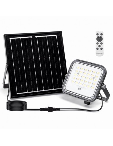 PROIETTORE FARO AD ENERGIA SOLARE  50W CON TELECOMANDO