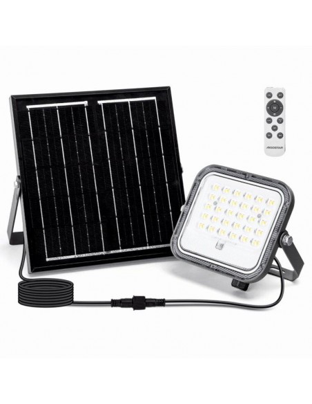 PROIETTORE FARO AD ENERGIA SOLARE  50W CON TELECOMANDO