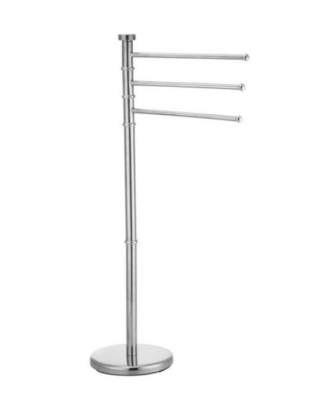PIANTANA PORTA ASCIUGAMANI IN ACCIAIO