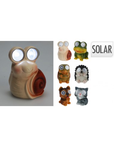 LAMPADA SOLARE LED ANIMALI Ø9 CM... LAMPADA SOLARE LED ANIMALI Ø9 CM...