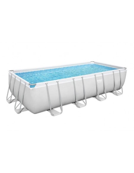 PISCINA RETTANGOLARE POWER STEEL FILTRO SABBIA 488X244X122