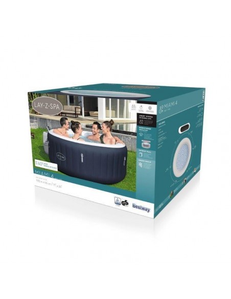 IDROMASSAGGIO  LAY-Z-SPA MIAMI ENERGY  DIAM180 H66CM