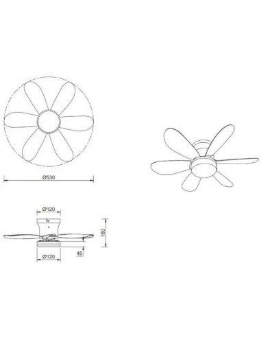 VENTILATORE DA SOFFITTO CON... VENTILATORE DA SOFFITTO CON...