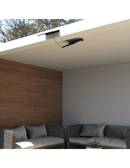 APPLIQUE SOLARE TITAN M CON PIR 4000K NERO