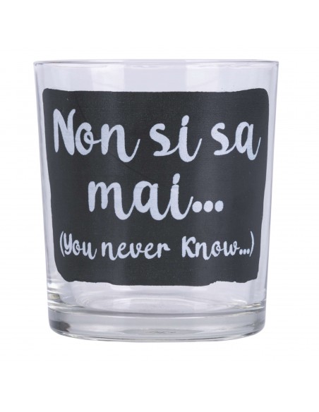 MOODS SET 3 BICCHIERI VETRO 270ML NERO SERIE 2