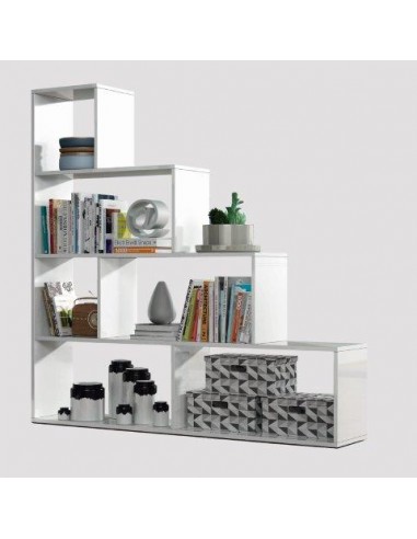 LIBRERIA 6 VANI IN MELAMINICO  BIANCO... LIBRERIA 6 VANI IN MELAMINICO  BIANCO...