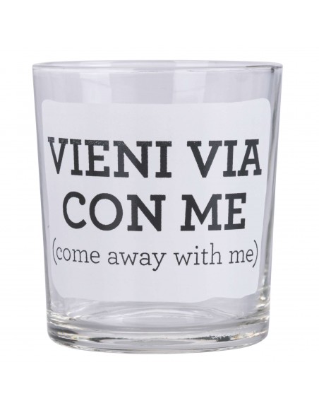 MOODS SET 6 BICCHIERI VETRO 270ML BIANCO