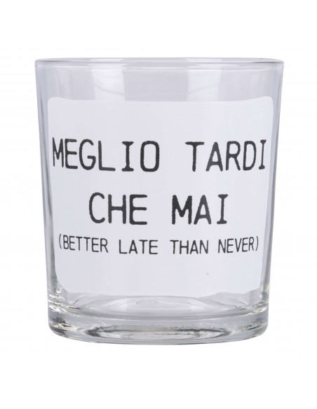 MOODS SET 6 BICCHIERI VETRO 270ML BIANCO