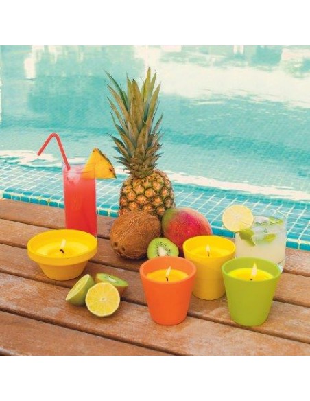 CARIBE BICCHIERE TERRACOTTA CITRONELLA