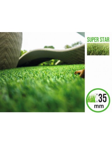 Prato ARTIFICIALE SUPER STAR 35MM 1X4M Prato ARTIFICIALE SUPER STAR 35MM 1X4M