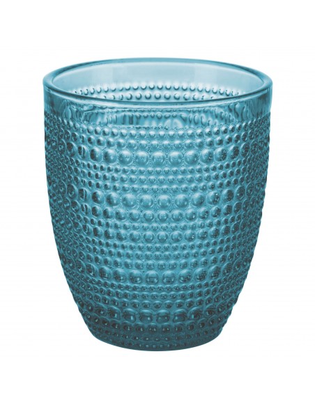 ROMA 6 BICCHIERI 325ML PASTA VETRO 6 COLORI ASSORTITI