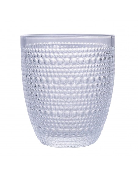 ROMA 6 BICCHIERI 325ML PASTA VETRO 6 COLORI ASSORTITI