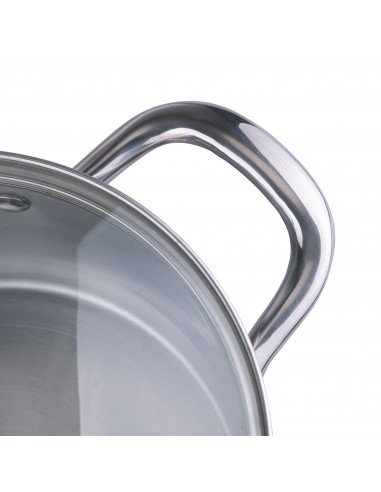 CASSERUOLA  22 ACCIAIO CON COPERCHIO CASSERUOLA  22 ACCIAIO CON COPERCHIO