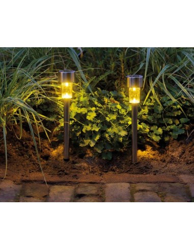 TORCIA LED SOLARE H. 24CM TORCIA LED SOLARE H. 24CM