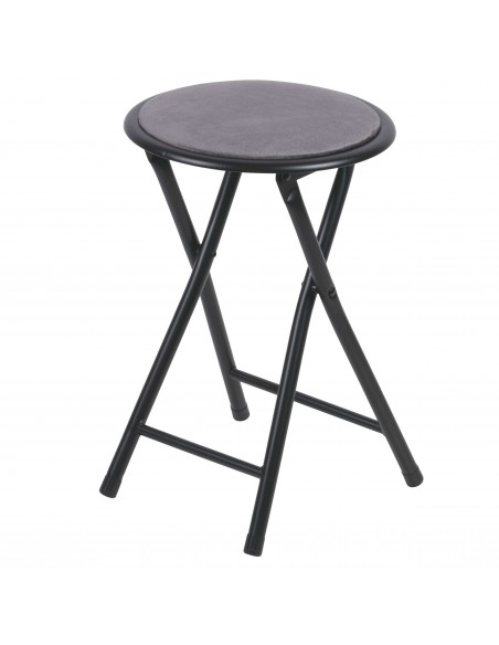 SGABELLO PIEGHEVOLE VELLUTO 4 COLORI ASSORTITI  FREDDI