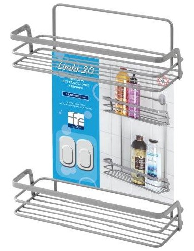 MENSOLA RETTANGOLARE 2 RIPIANI MENSOLA RETTANGOLARE 2 RIPIANI