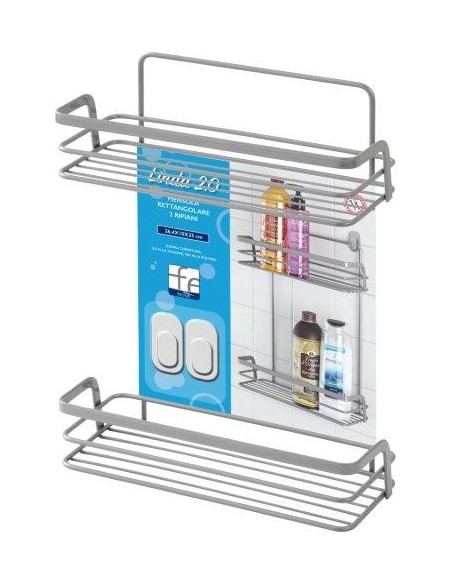 MENSOLA RETTANGOLARE 2 RIPIANI