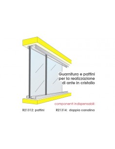 KIT DOPPIA CAN.2X2MT 18X20MM 2