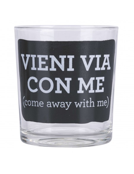 MOODS SET 6 BICCHIERI VETRO 270ML NERO