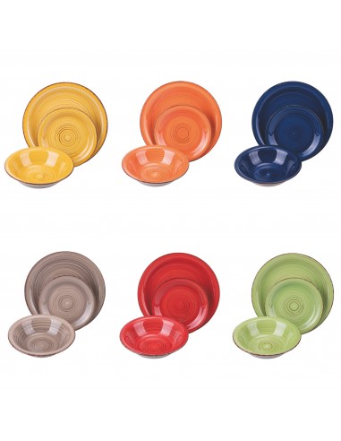 CANCUN SET TAVOLA 18 PZ 6 COLORI... CANCUN SET TAVOLA 18 PZ 6 COLORI...