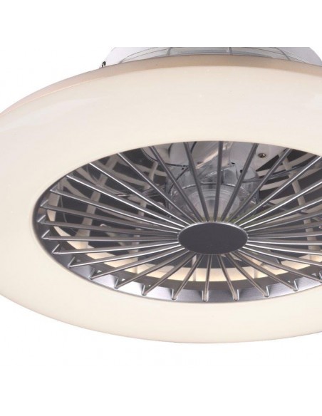 VENTILATORE DA SOFFITTO E PLAFONIERA LED Ø50cm