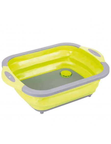 TAGLIERE E VASCHETTA PIEGHEVOLE 2 COLORI ASSORTITI