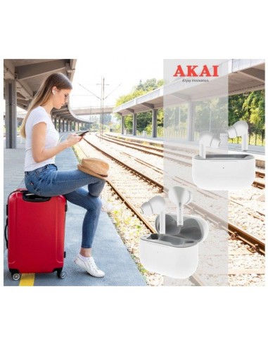 CUFFIA BLUETOOTH AIR BUDS BUBBLE+  AKAI CUFFIA BLUETOOTH AIR BUDS BUBBLE+  AKAI