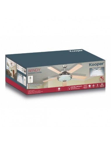 VENTILATORE A SOFFITTO 5 PALE LEGNO... VENTILATORE A SOFFITTO 5 PALE LEGNO...