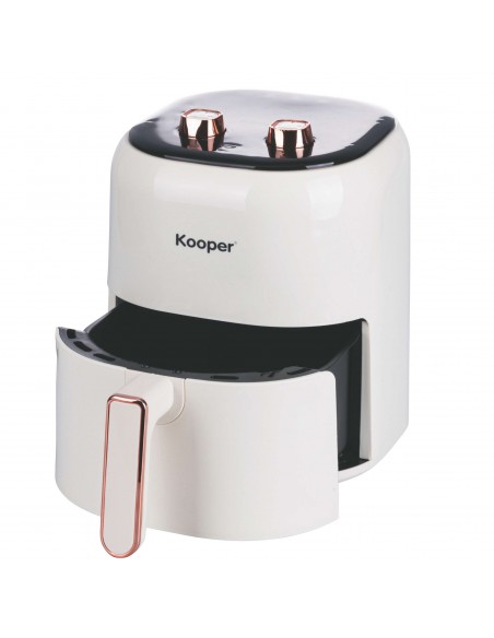 FRIGGITRICE ARIA 5,5LT 1400W AVORIO E MANOPOLE ORO