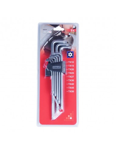 CHIAVI RESISTORX LUNGHE -  SET 9 PZ CHIAVI RESISTORX LUNGHE -  SET 9 PZ