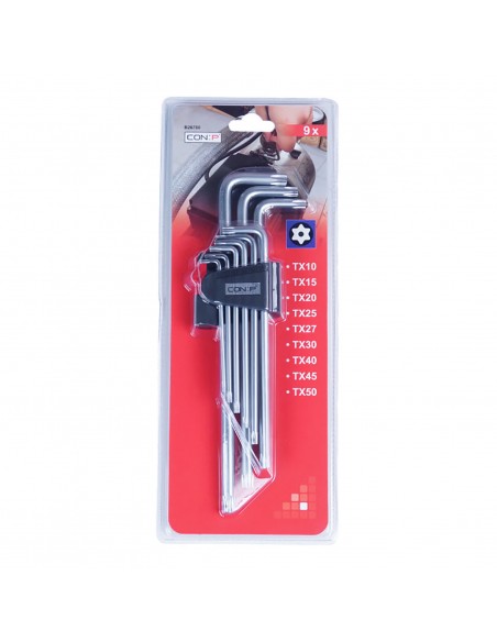 CHIAVI RESISTORX LUNGHE -  SET 9 PZ