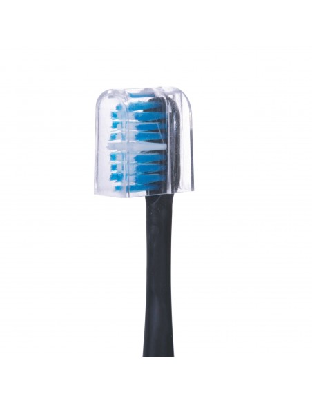 SPAZZOLINO ELETTRICO NERO 4 MODALITA  DI FUNZIONAM