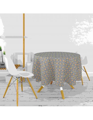 TOVAGLIA POLICOT ANNI 70  TONDA 160CM... TOVAGLIA POLICOT ANNI 70  TONDA 160CM...