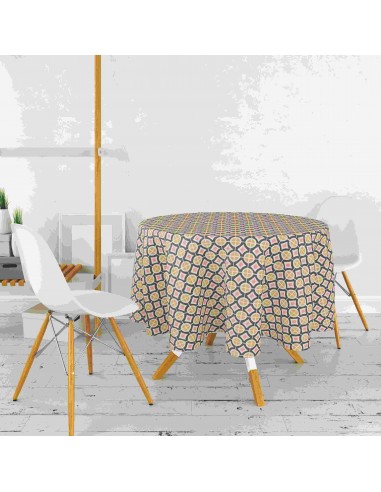 TOVAGLIA POLICOT ANNI 70  TONDA 160CM... TOVAGLIA POLICOT ANNI 70  TONDA 160CM...