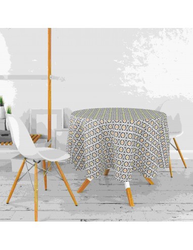 TOVAGLIA POLICOT ANNI 70  TONDA 160CM... TOVAGLIA POLICOT ANNI 70  TONDA 160CM...