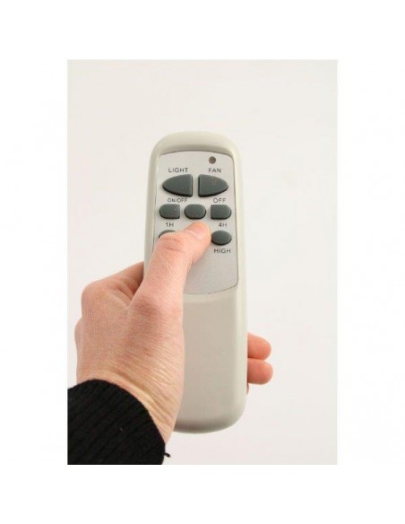 VENTILATORE A SOFFITTO 5 PALE LEGNO CON LUCE E TELECOMANDO