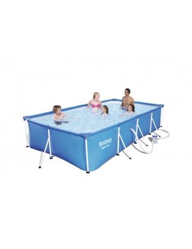 PISCINA FRAME 400X211X81H CON POMPA PISCINA FRAME 400X211X81H CON POMPA