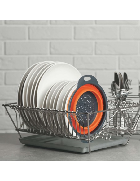 SCOLAPASTA TONDO PIEGHEVOLE 29.5X24X3CM COLORI ASSORTITI