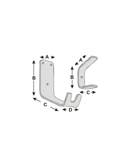GANCI/STAFFE PER BICI- PEDALE 2PZ