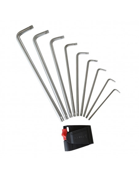 CHIAVI RESISTORX LUNGHE -  SET 9 PZ