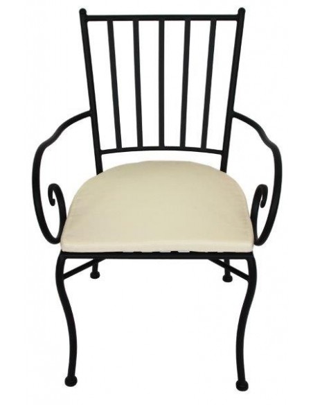 SEDIA ORTIGIA METALLO CON CUSCINO