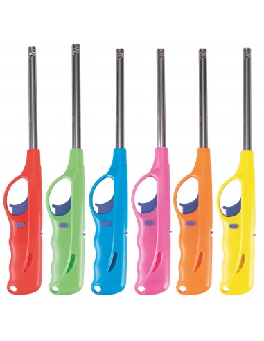 ACCENDIGAS RICARIBILE 6 COLORI ASSORTITI ACCENDIGAS RICARIBILE 6 COLORI ASSORTITI