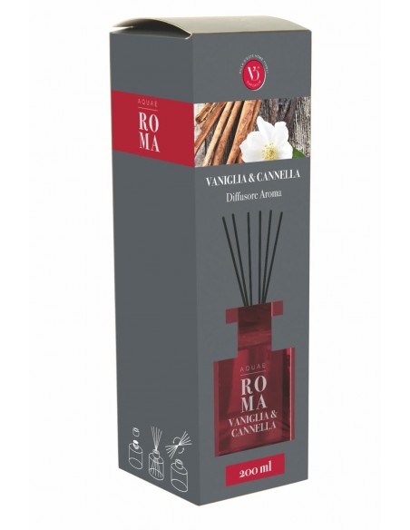 DIFFUSORE ROMA VANIGLIA E CANNELLA 200 ML