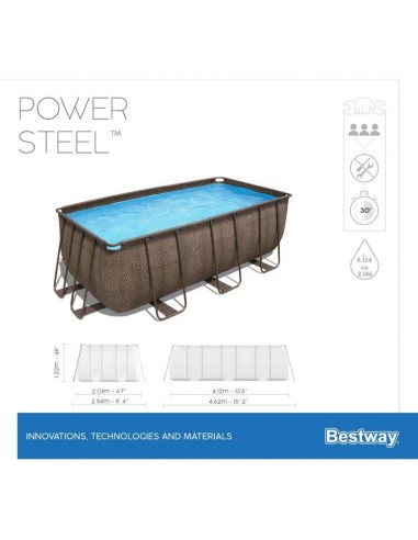 PISCINA RETTANGOLARE FUORI TERRA... PISCINA RETTANGOLARE FUORI TERRA...