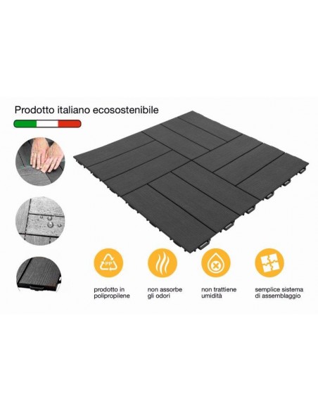 PIASTRELLA MARTE 56X56X1,3 GRIGIO SCURO