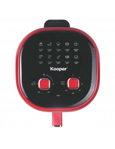 FRIGGITRICE ARIA 5,5LT 1400W ROSSO E... FRIGGITRICE ARIA 5,5LT 1400W ROSSO E...